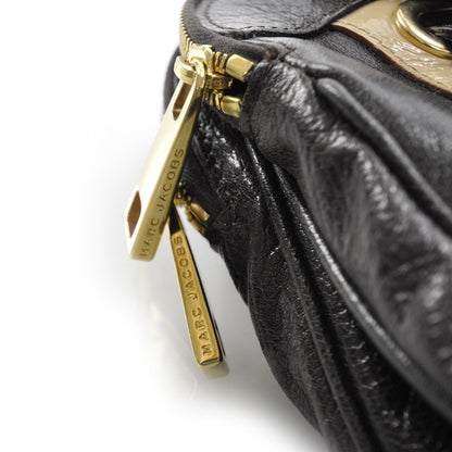 Marc Jacobs Leather Striping Hudson Tote Chili Dark Brown 9 of 11