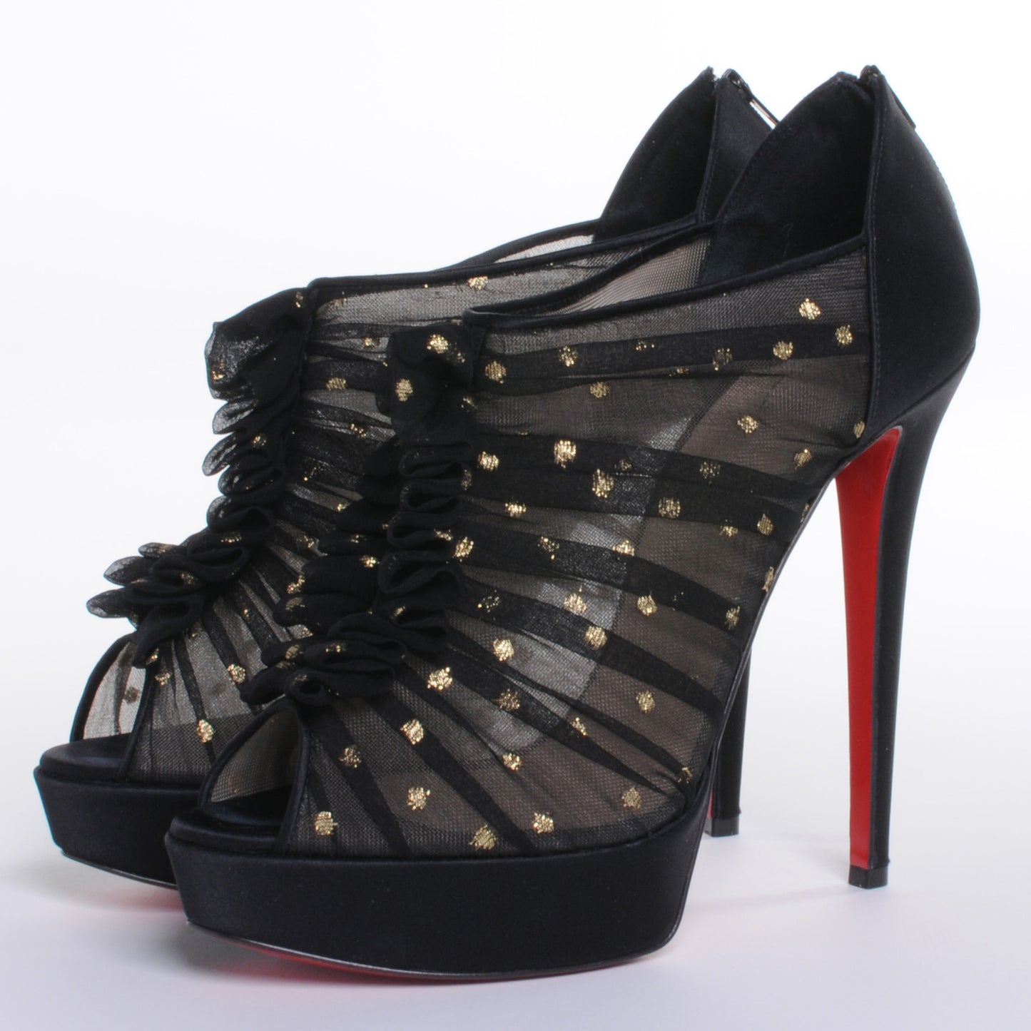 Crepe Satin Chiffon Canon 140 Heels 40