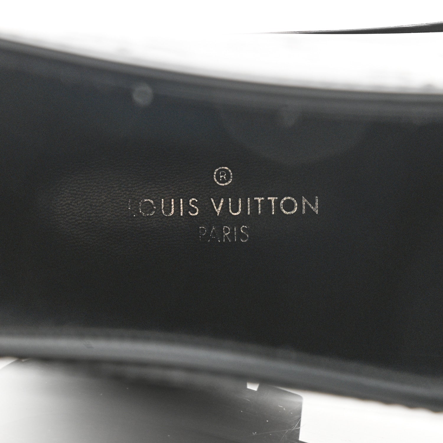 Louis Vuitton Rubber Embossed Monogram Drops Flat Half Boots 41 Black 9 of 12