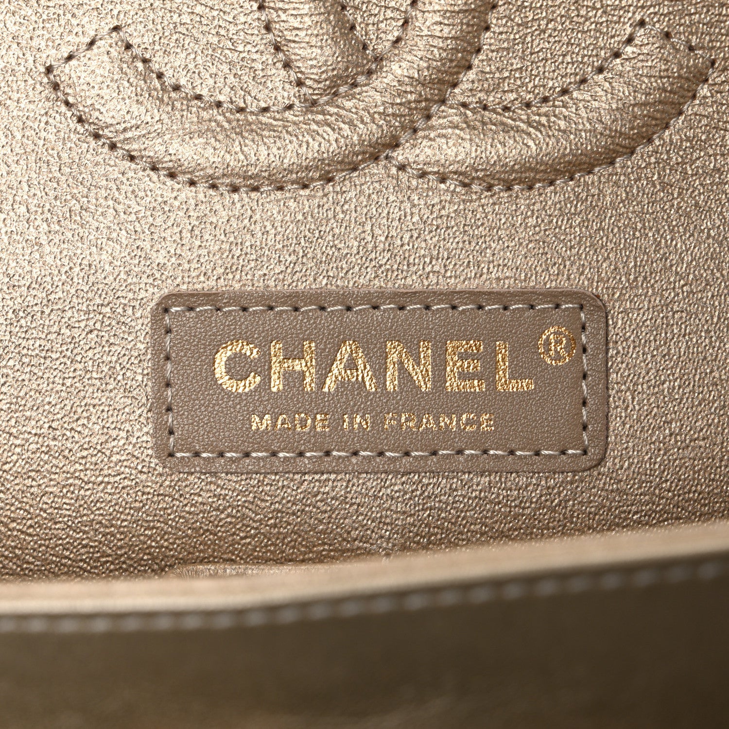 Chanel Nylon Quilted Medium Cat Emoticon Double Flap Navy Grey Ecru 6 of 10