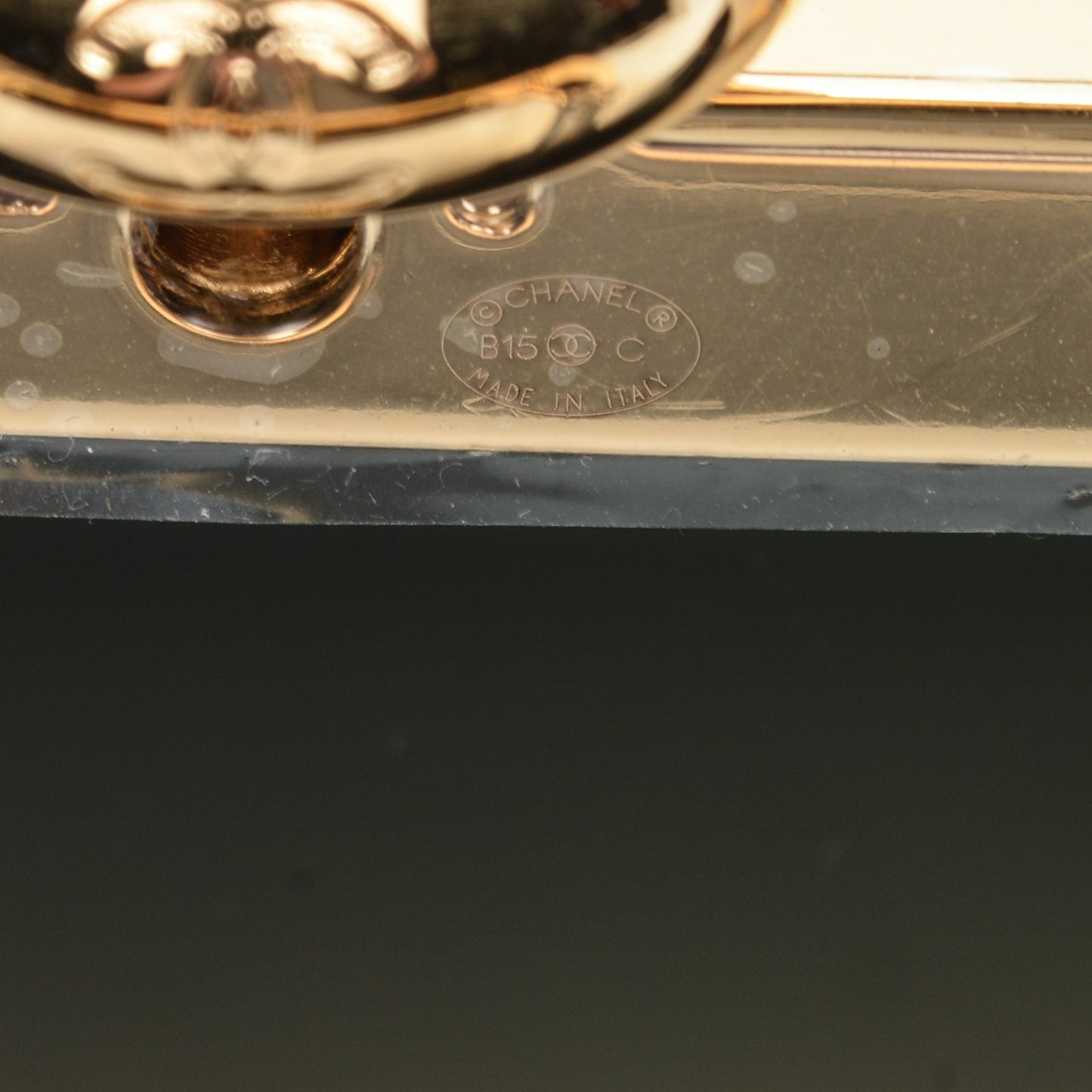 Plexiglass Premiere Minaudiere Clutch Black