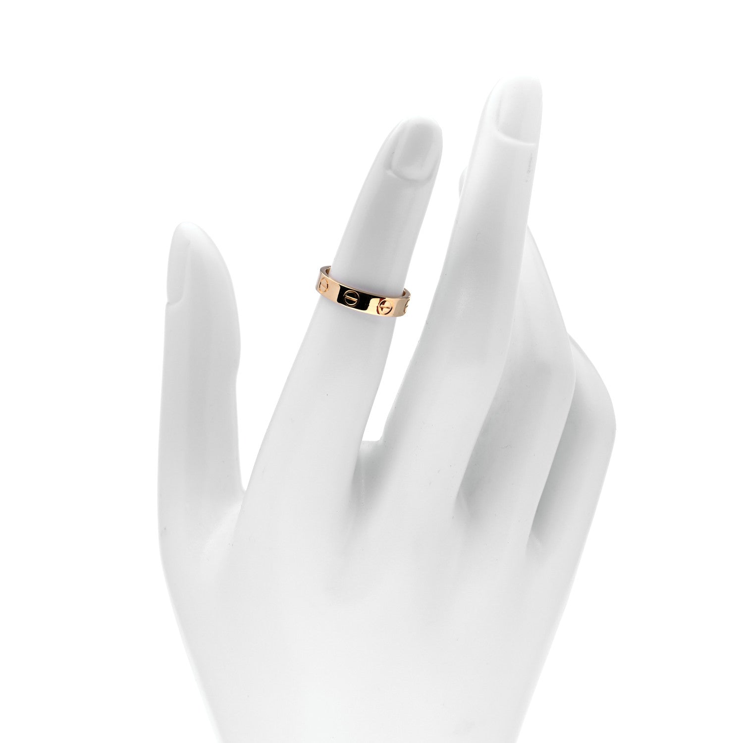 Cartier 18K Yellow Gold 3.5mm LOVE Wedding Band Ring 47 4 2 of 7