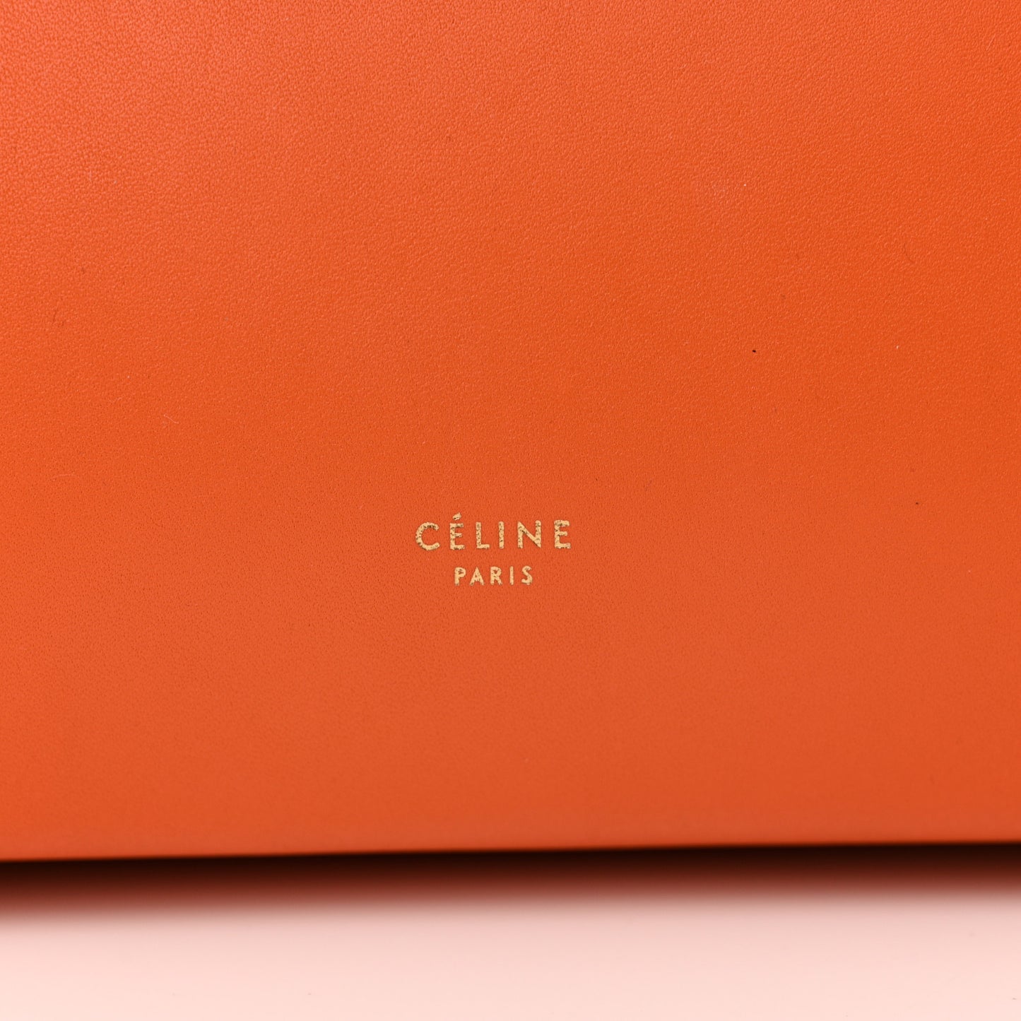 Smooth Calfskin Mini Tri-Color Belt Bag Orange