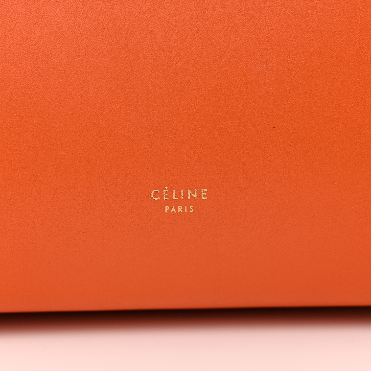 Celine Smooth Calfskin Mini Tri-Color Belt Bag Orange 7 of 12
