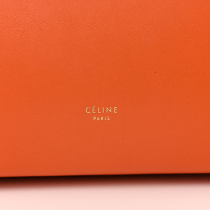 Celine Smooth Calfskin Mini Tri-Color Belt Bag Orange 7 of 12