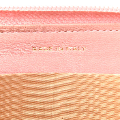 Chanel Caviar Large Timeless CC Zip Around Wallet Pink 7 of 9