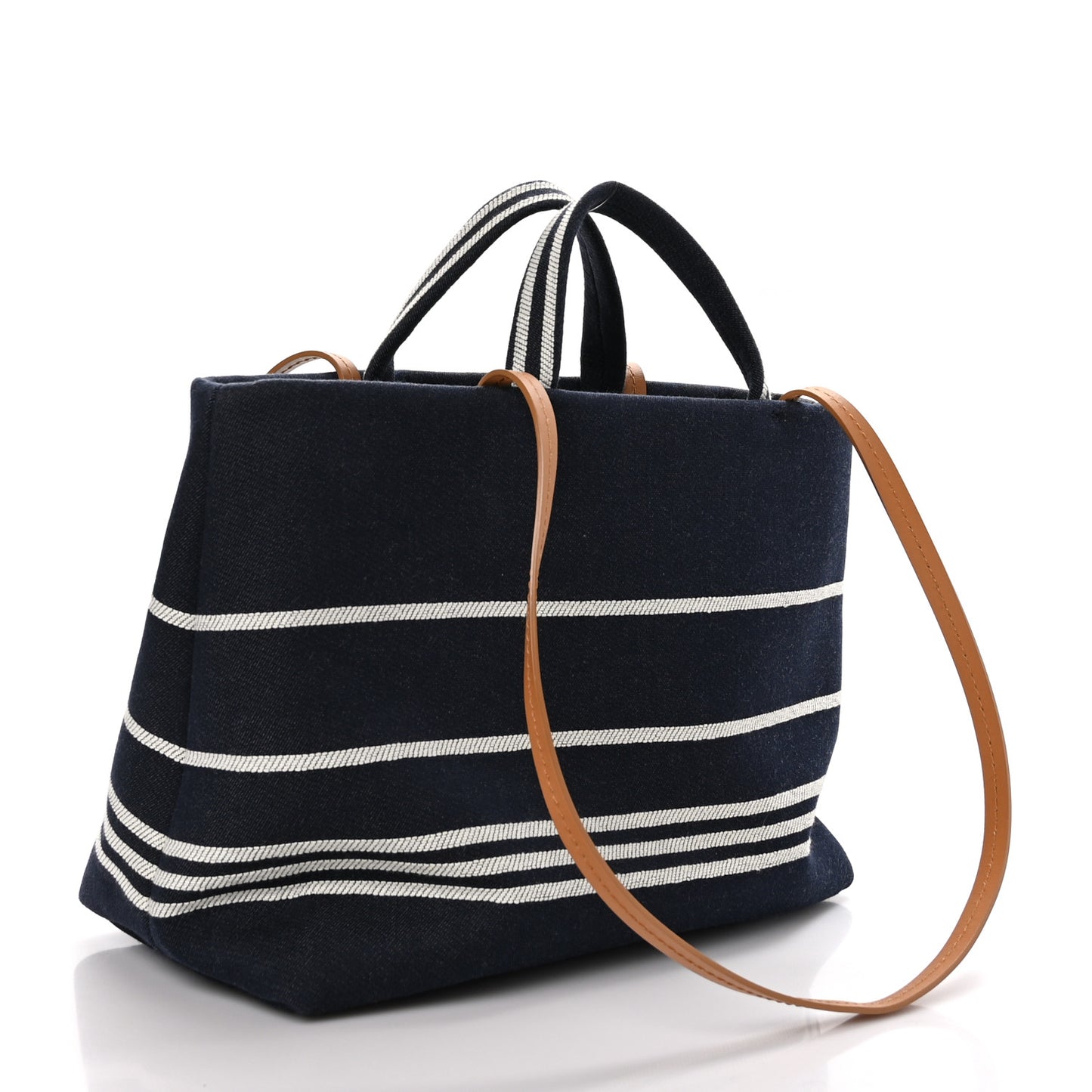 Denim Shopping Tote Blue
