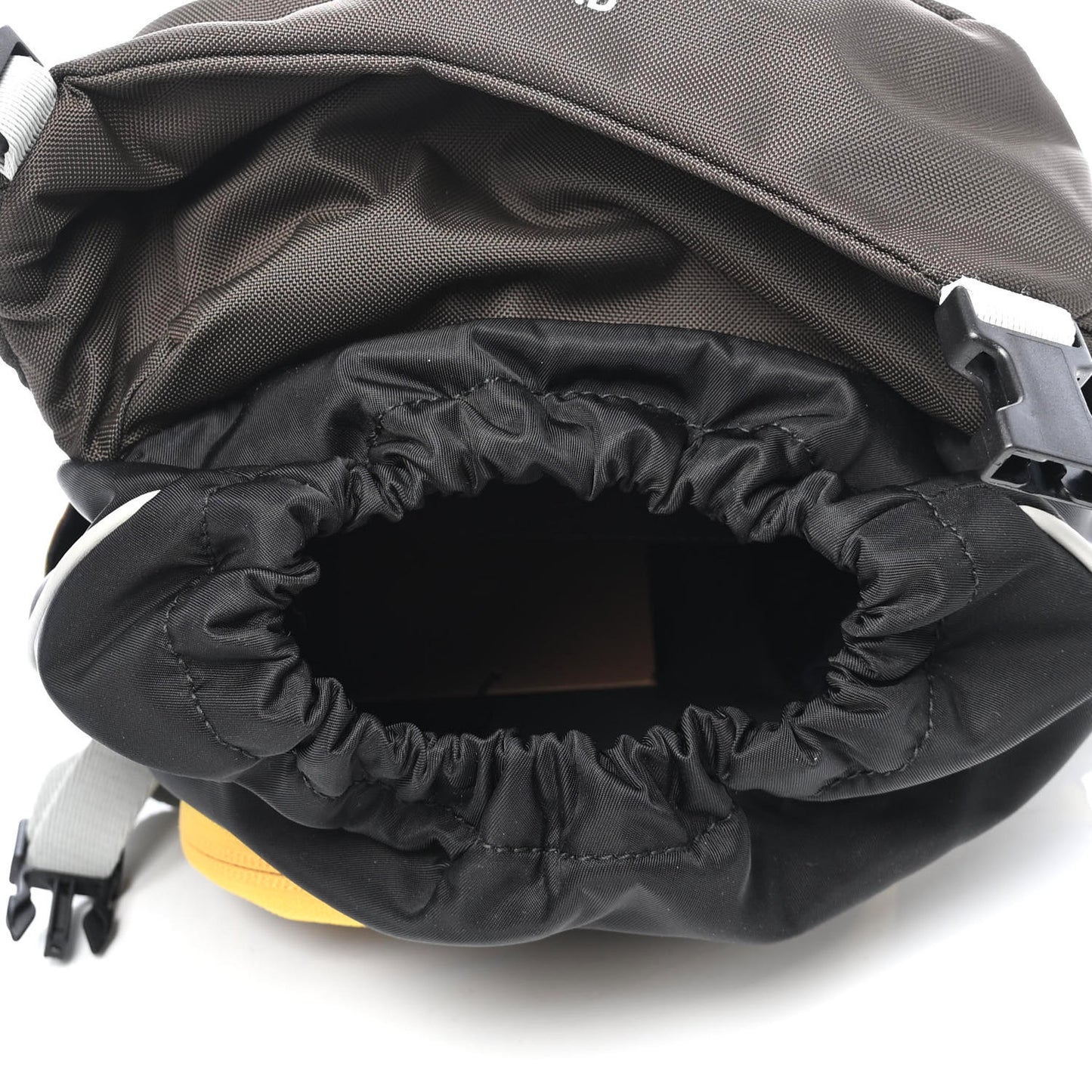 Nylon Medium Leo Sling Bag Black Yellow Grey