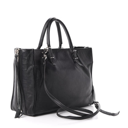 Balenciaga Veau Papier A6 Zip Around Tote Black 5 of 16