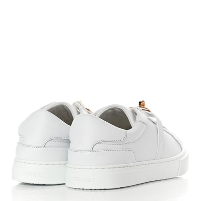 Hermes Calfskin Day Sneakers 37 White 4 of 8