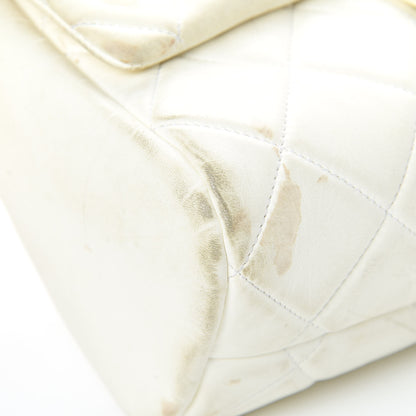 Chanel Lambskin Quilted Large Side-Packs White 12 of 28
