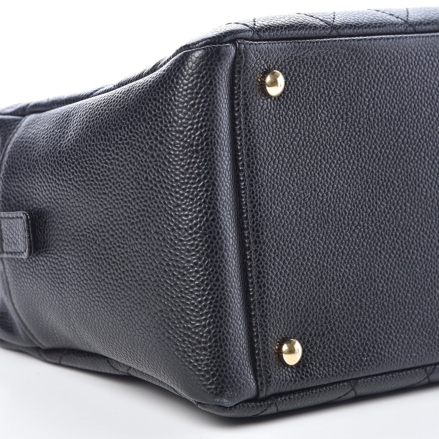 Caviar Quilted Petit Timeless Tote PTT Black