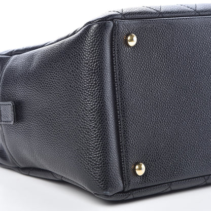 Chanel Caviar Quilted Petit Timeless Tote PTT Black 10 of 11