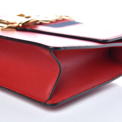 Gucci Calfskin Small Sylvie Shoulder Bag Hibiscus Red 10 of 18