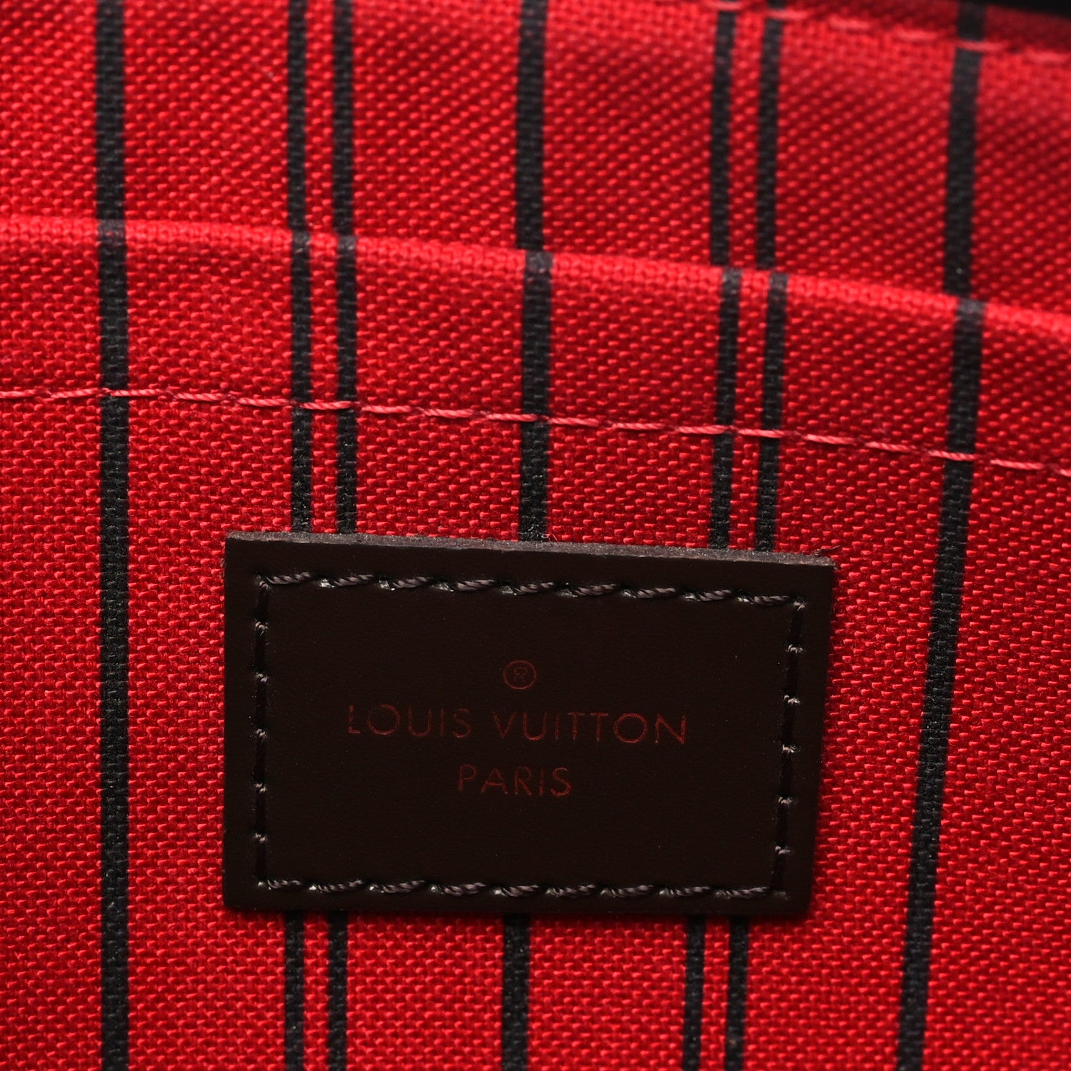 Louis Vuitton Damier Ebene Neverfull MM GM Pochette 6 of 7