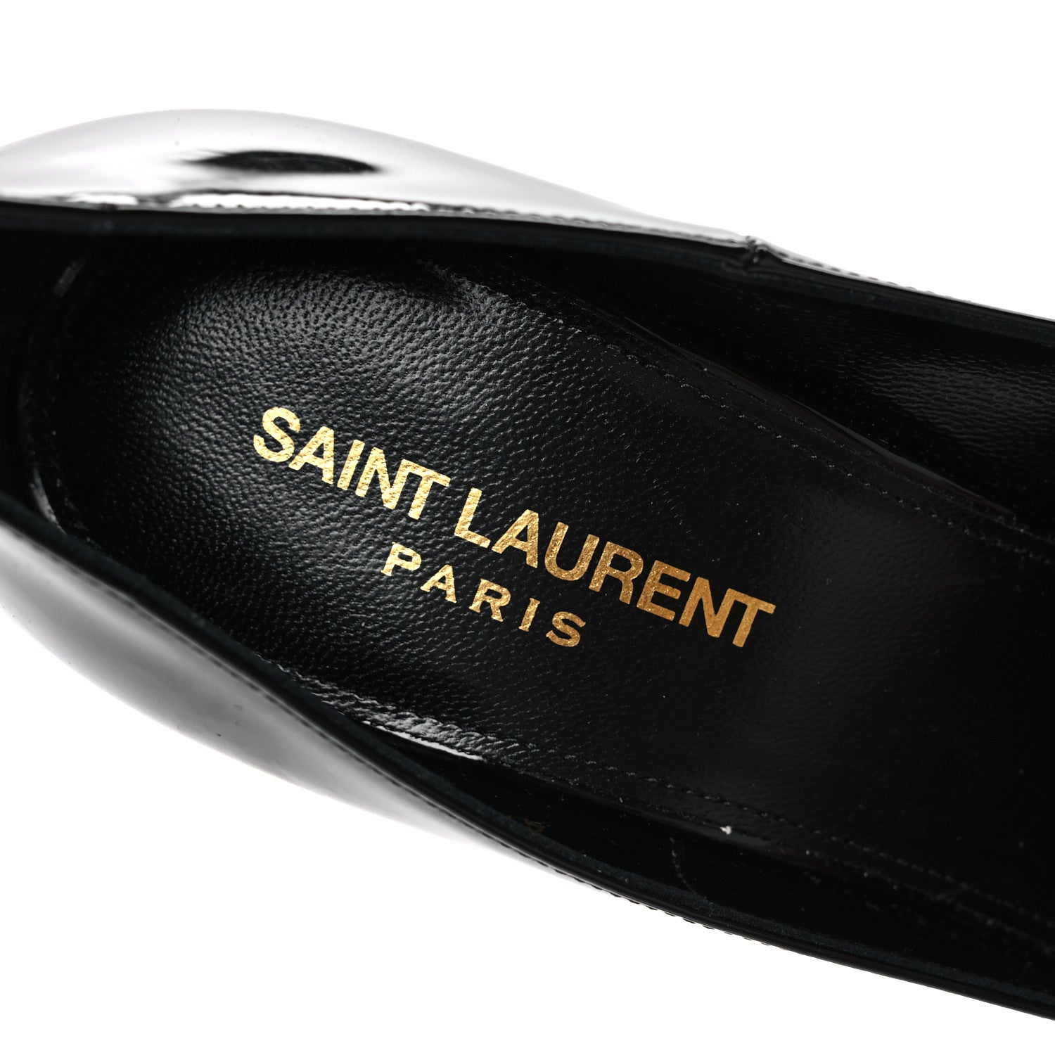 Saint Laurent Vernice Chiffon Zoe 105 Pump 38 Black 8 of 10