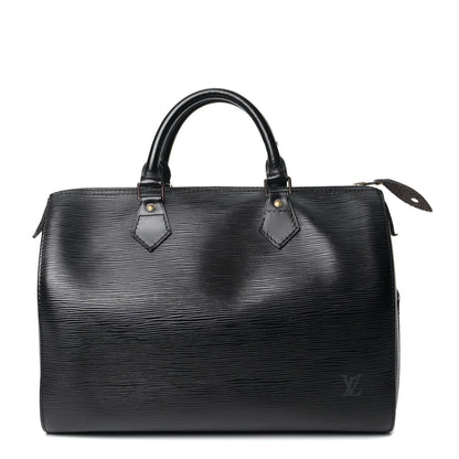 Louis Vuitton Epi Speedy 35 Black 1 of 7