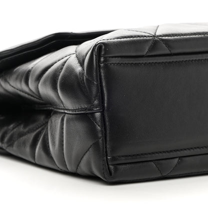 Prada Nappa Triangle Stitched Large Spectrum Bag Black 9 of 14