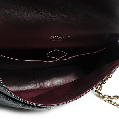 Chanel Caviar Quilted Maxi Double Flap Black 8 of 10