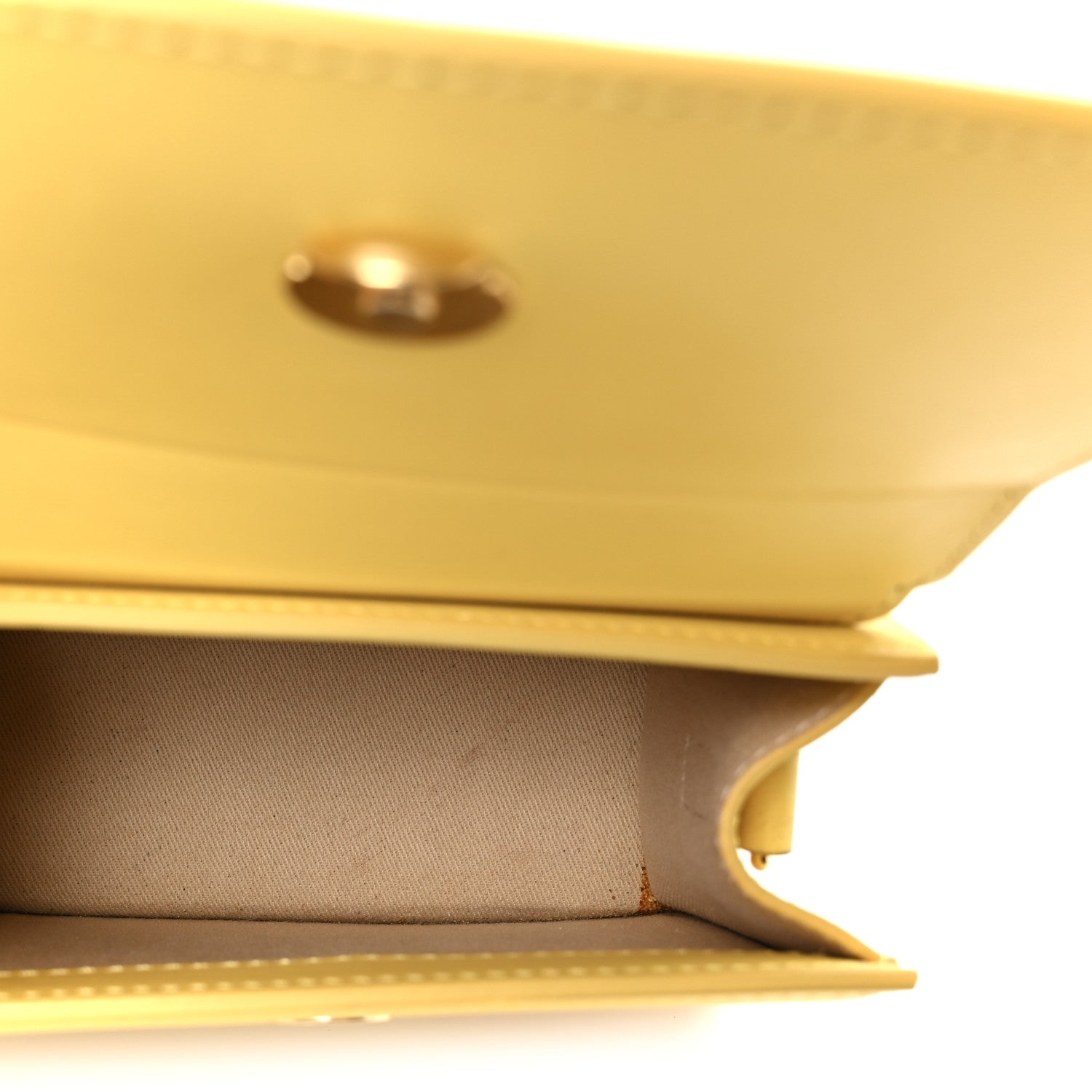 Jacquemus Smooth Calfskin Le Chiquito Moyen Yellow 5 of 9
