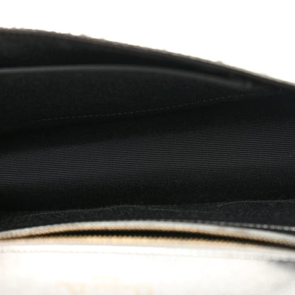 Christian Dior Metallic Ceramic Effect Deerskin Small Diorama Flap Bag Silver 5 of 13