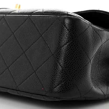 Chanel Caviar Quilted Jumbo Double Flap Black 9 of 11