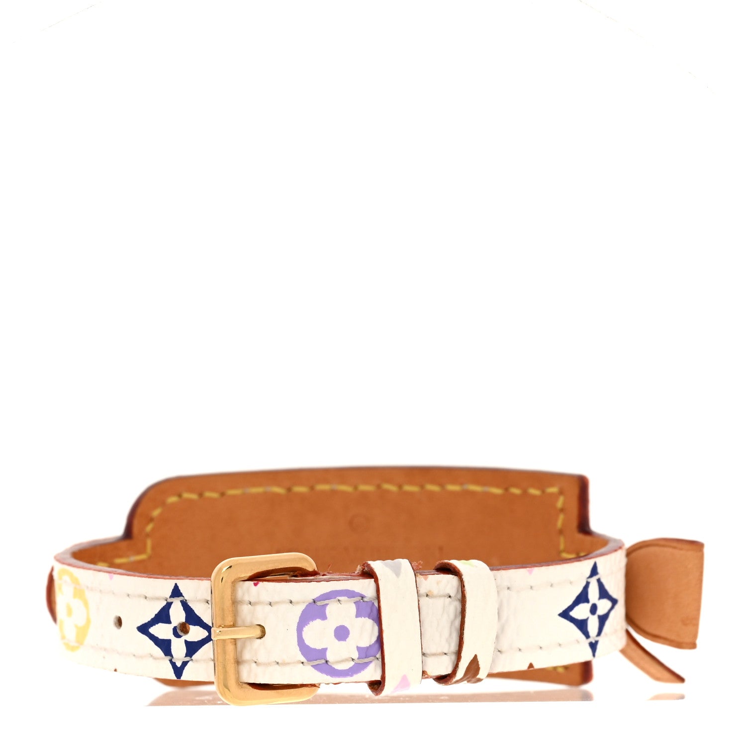 Louis Vuitton Monogram Multicolor Address Wish Bracelet White 3 of 8