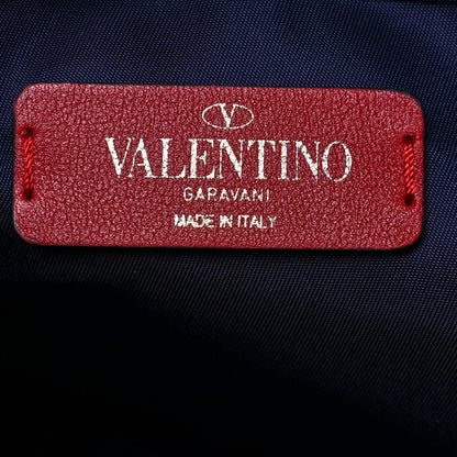 Valentino Garavani Nylon Free Rockstud Messenger Bag Marine 6 of 11