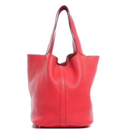 Hermes Taurillon Clemence Picotin Lock TGM Bougainvillea 7 of 12
