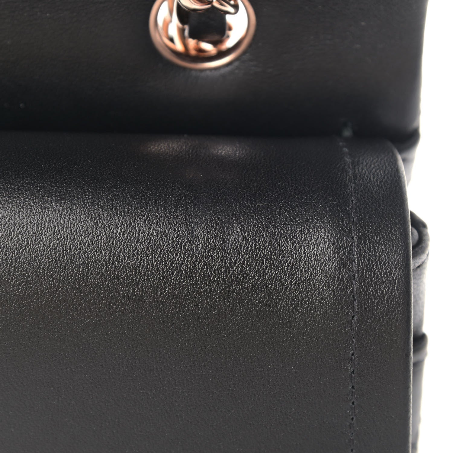 Chanel Lambskin Quilted Small Double Flap Black 15 of 17