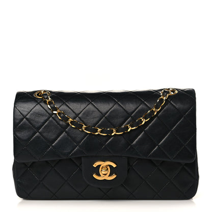Chanel Lambskin Quilted Small Double Flap Black 1 of 8