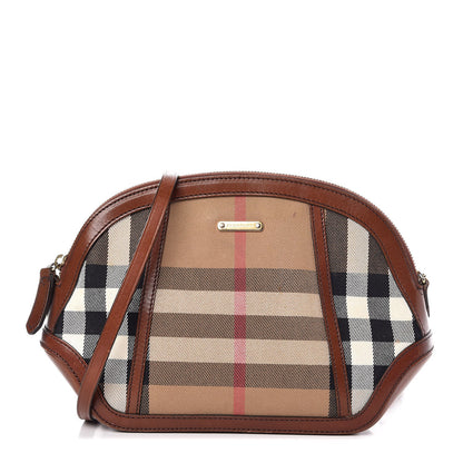Burberry House Check Mini Orchard Crossbody Tan 1 of 15