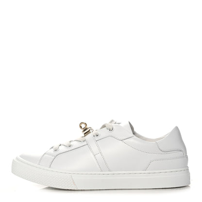 Hermes Calfskin Day Sneakers 38 White 1 of 8