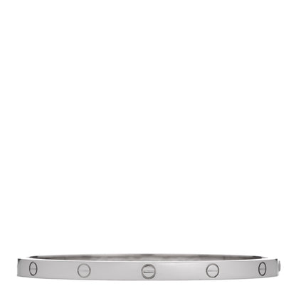 Cartier 18K White Gold Small LOVE Bracelet 15 1 of 7