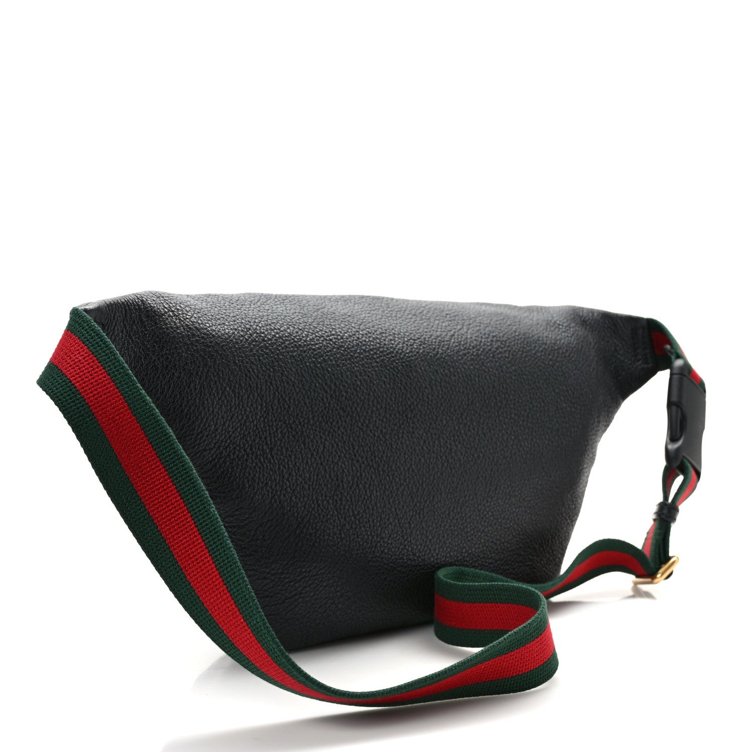 Gucci Grained Calfskin Logo Belt Bag Black 3 of 12