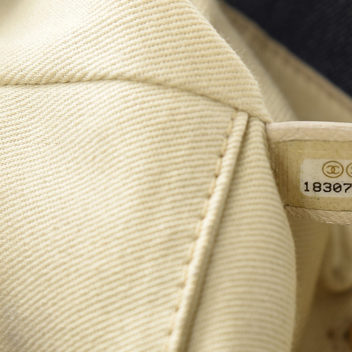 Canvas Small Deauville Tote Dark Blue