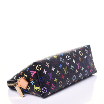 Louis Vuitton Monogram Multicolor Cosmetic Pouch Black Grenade 4 of 9