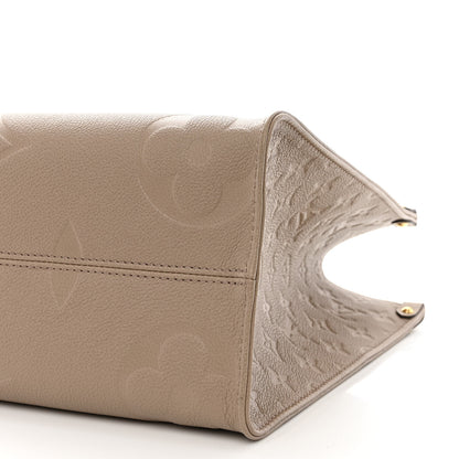Louis Vuitton Empreinte Monogram Giant Onthego MM Tourterelle 9 of 9