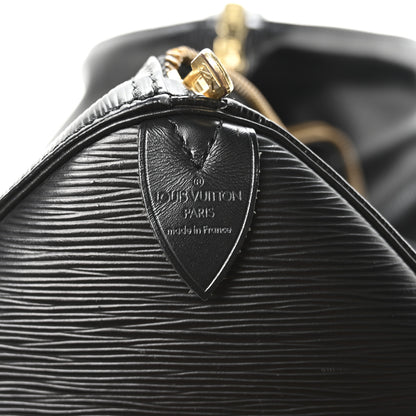 Louis Vuitton Epi Keepall 45 Black 5 of 9