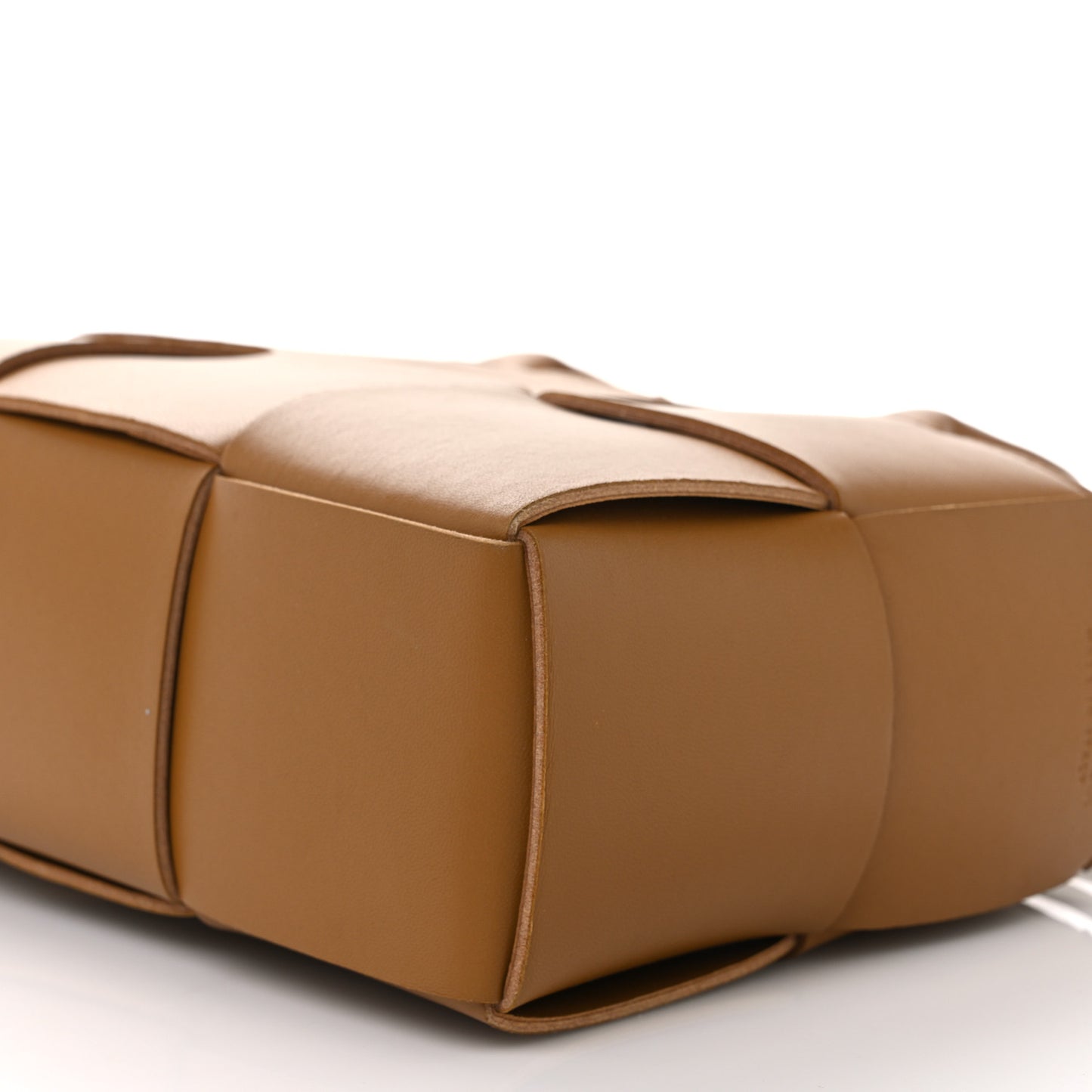 Nappa Maxi Intrecciato Mini Arco Tote Camel