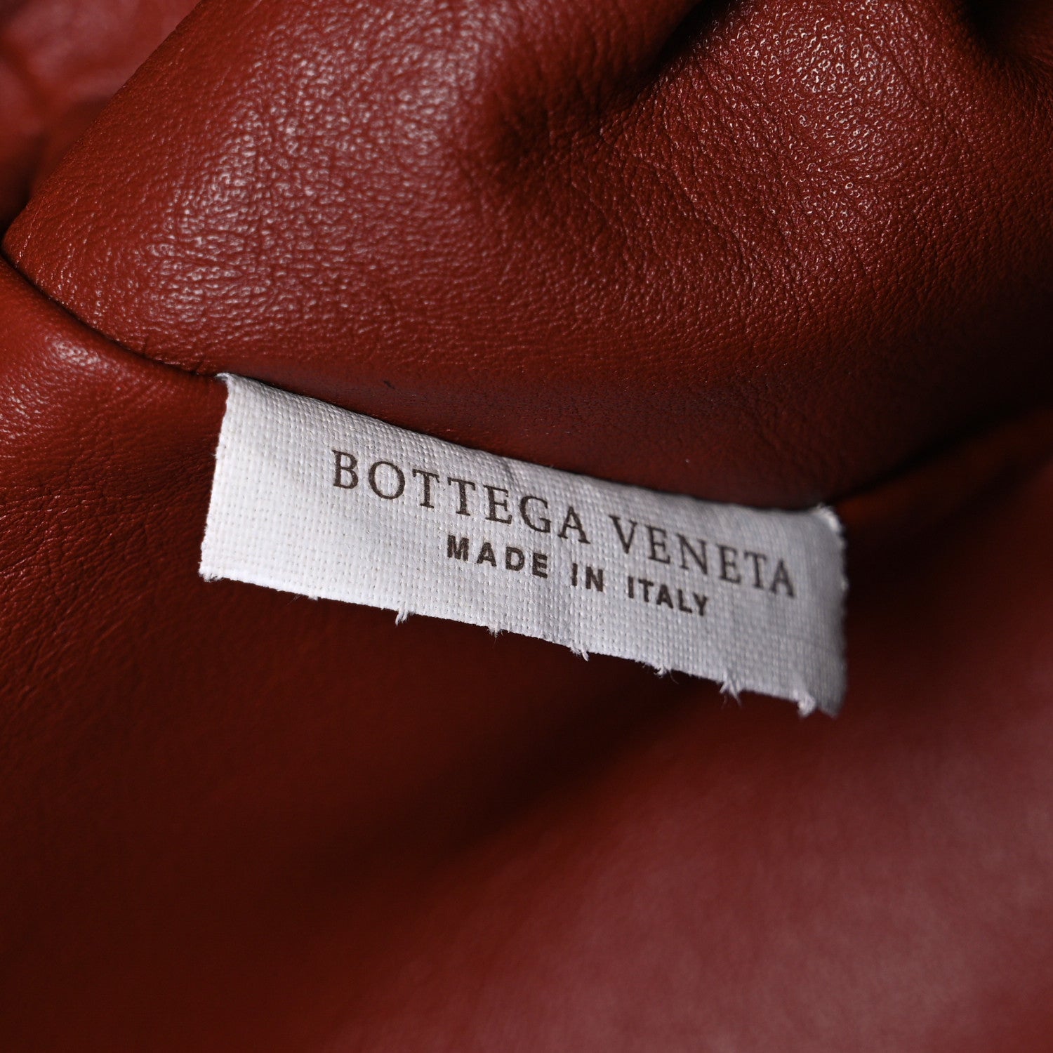 Bottega Veneta Smooth Butter Calf The Pouch Oversized Clutch Rust 7 of 11