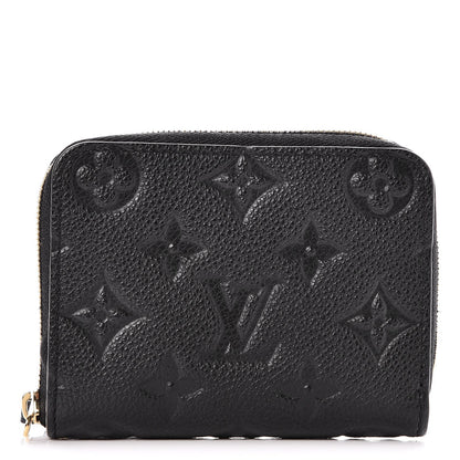 Louis Vuitton Empreinte Zippy Coin Purse Black 1 of 8
