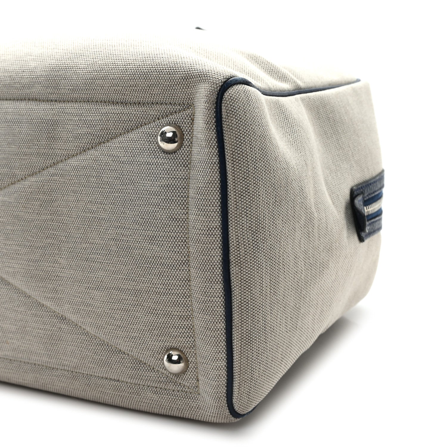 Hermes Toile Taurillon Clemence Victoria II 43 Bleu de Prusse 10 of 10