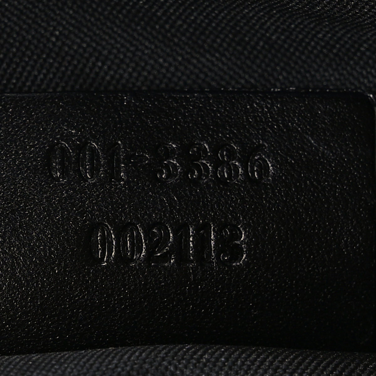 Nylon Hobo Monogram Small  Black