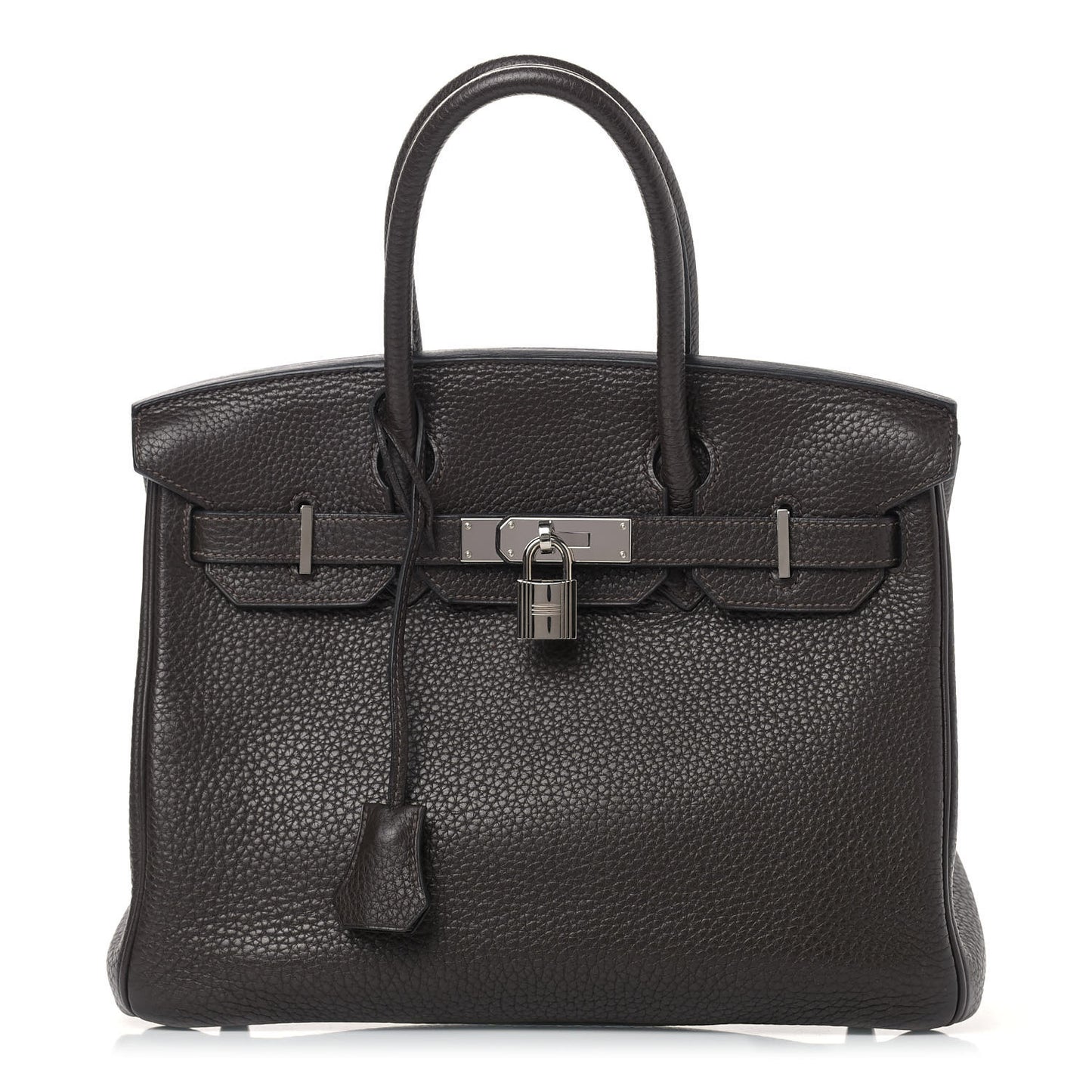Taurillon Clemence Birkin 30 Chocolate