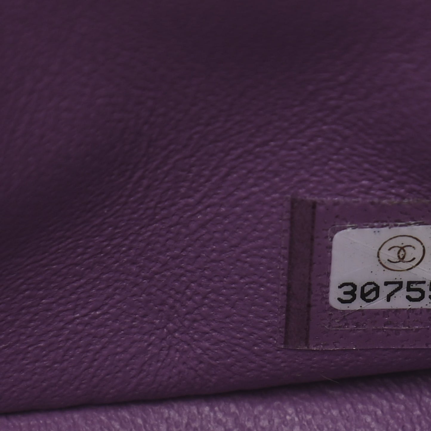 Lambskin Quilted Mini Square Flap Purple