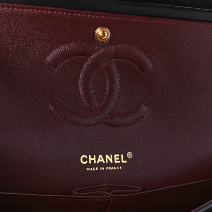 Chanel Lambskin Quilted Medium Double Flap Black 6 of 12