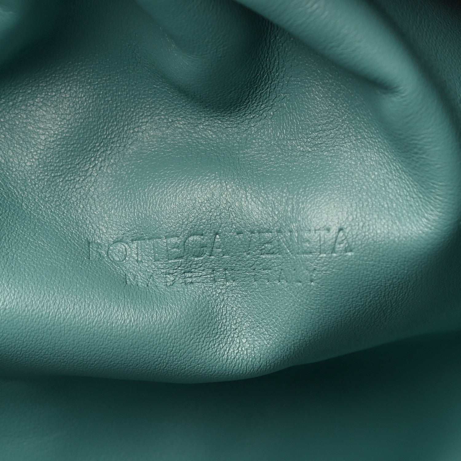 Bottega Veneta Smooth Butter Calf The Pouch Oversized Clutch Linoleum 7 of 7