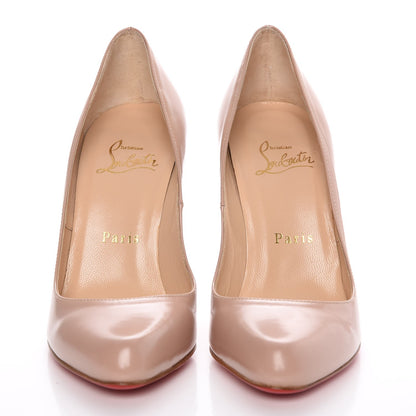 Christian Louboutin Jazz Calfskin Decollete 868 100 Pumps 35.5 Nude 2 of 8