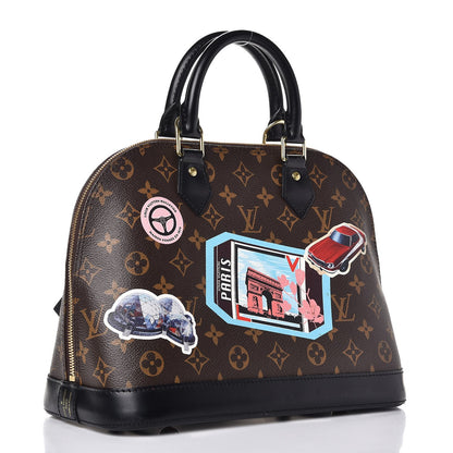 Louis Vuitton Monogram World Tour Alma PM 3 of 13